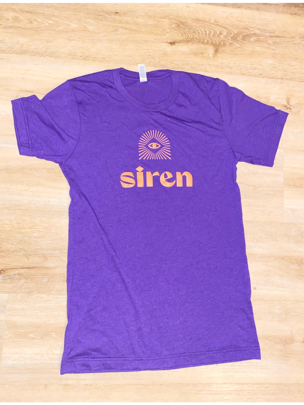 Siren Bella+Canvas Deep Purple Crew Neck T‑Shirt